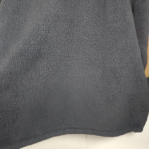 The North Face Men's Campshire XXL Gray Sherpa Fleece Pull Over Sweater Jacket - Picture 10 of 14